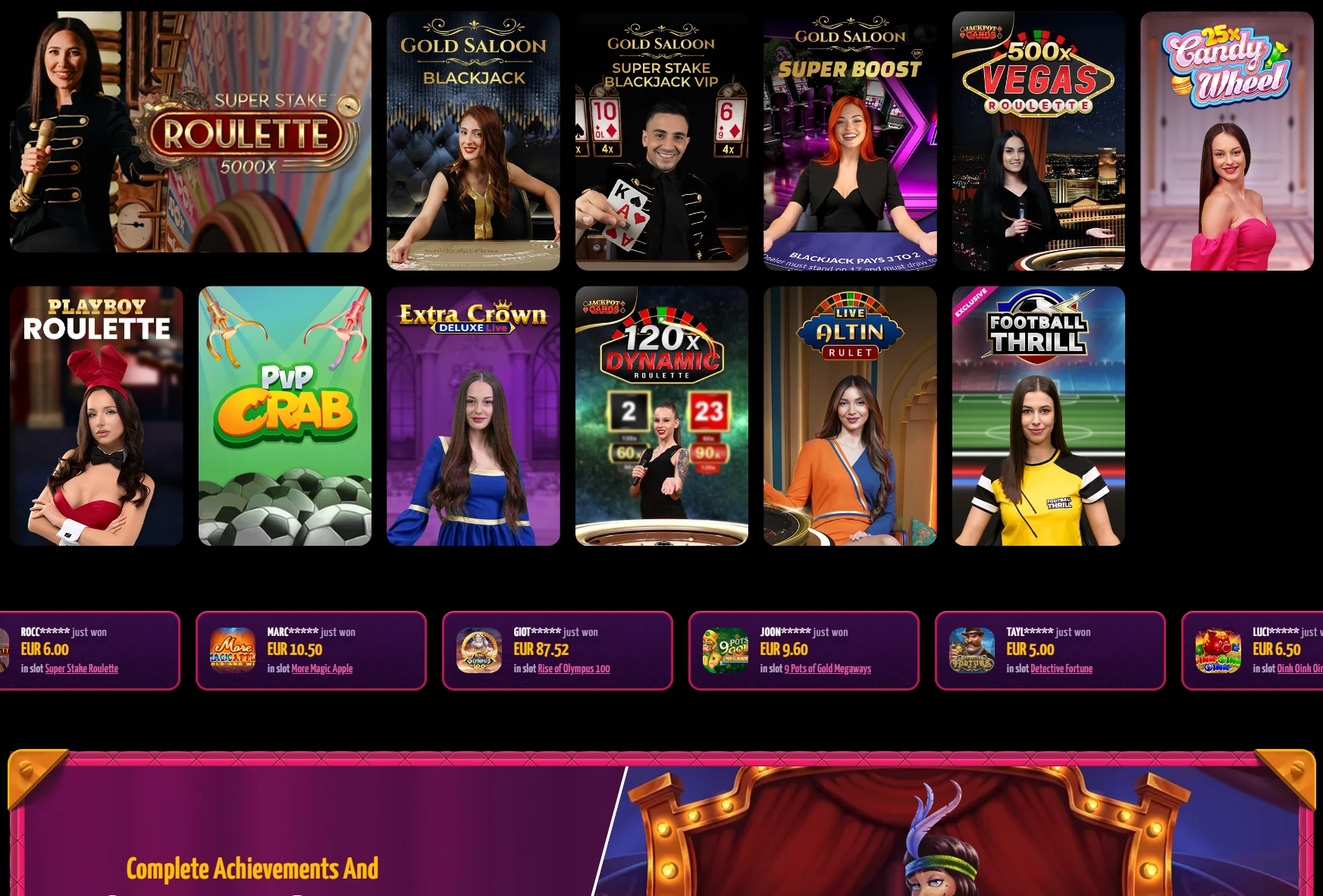 Joker8 casino Kaszinó élő osztós szekció